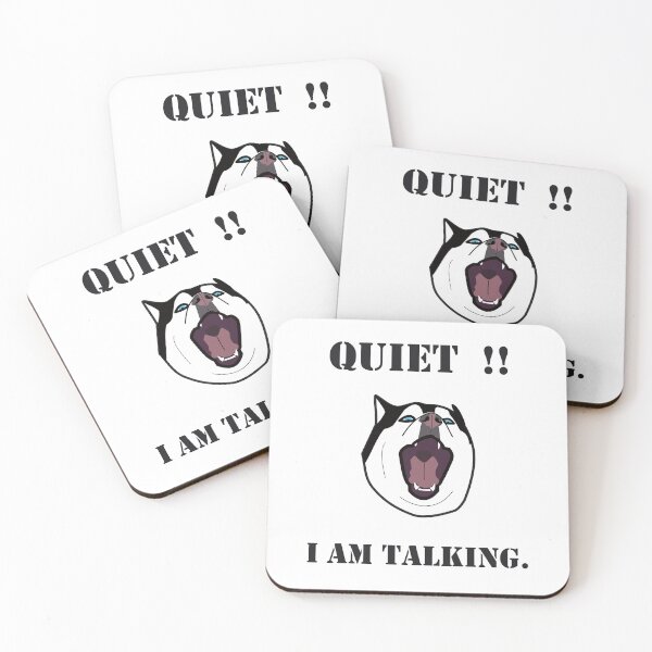 Item preview, HUSKY. QUIET  I AM TALKING designed and sold by Drew-Drew.