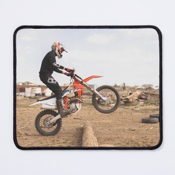 Item preview, Dirt Bike Wheelies over Log designed and sold by kenedyraemedia.