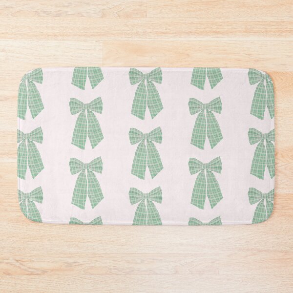 Item preview, Modern Green Gingham Romantic Coquette Hair Bow designed and sold by pink-cowboy.