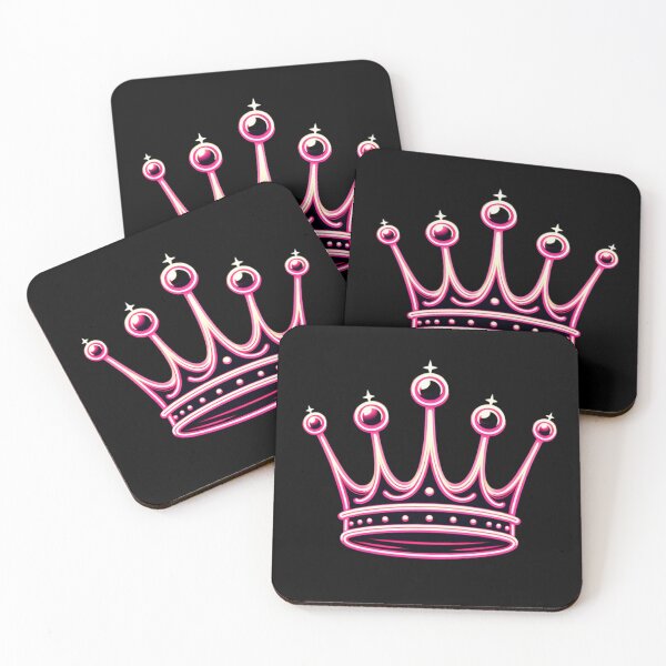 Item preview, Neon Royal Crown - Vibrant Pink designed and sold by T-NeonSt.