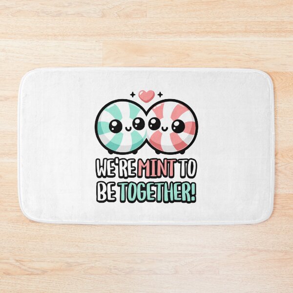 Item preview, We're Mint To Be Together! Cute Breath Mint Pun designed and sold by PMCreative.