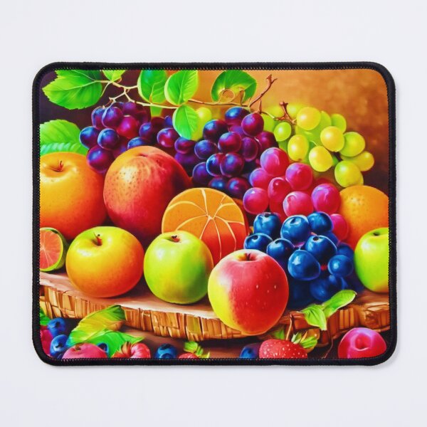 Item preview, Vibrant Fruit Still Life: Colorful Painting designed and sold by Health And Fitness Posts e-Store.