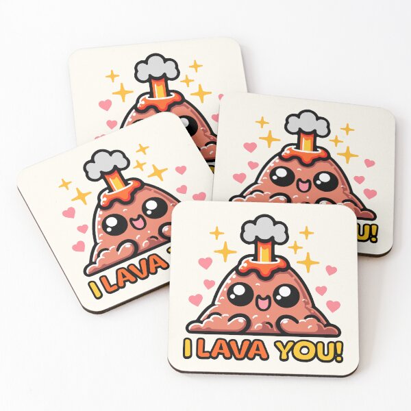 Item preview, I Lava You! Cute Volcano Love Pun designed and sold by PMCreative.