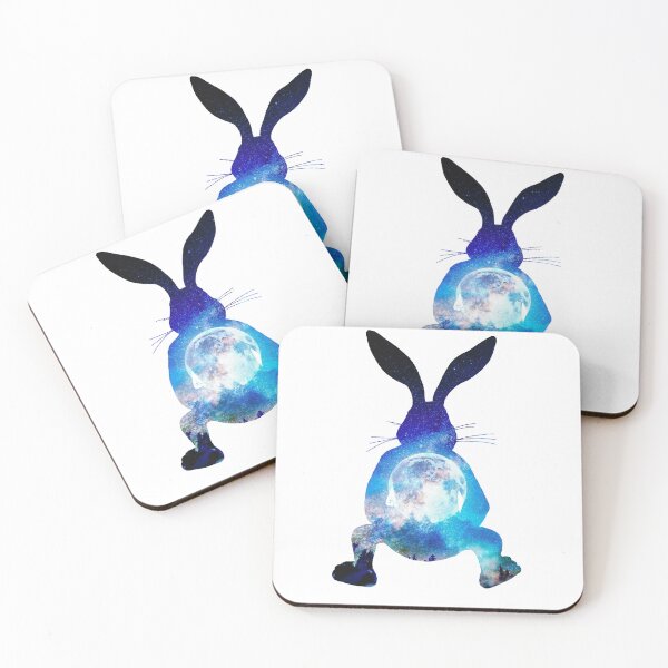 Item preview, Moonlight Buddha Bunny /in White designed and sold by eXo-Designs.