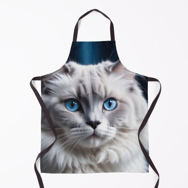 Item preview, Adorable blue ragdoll cat with fluffy fur designed and sold by Grzegorz Majerski.