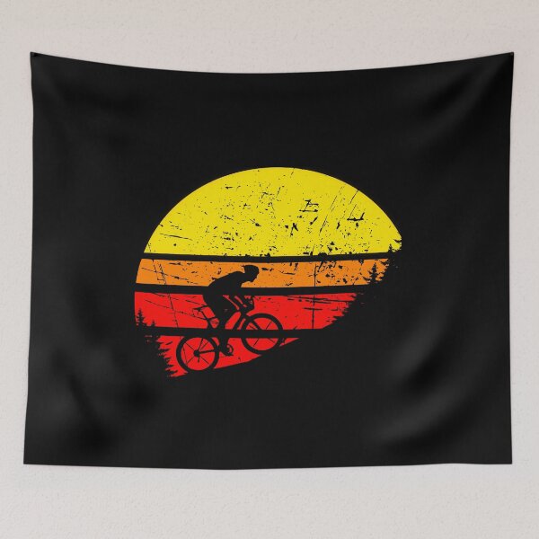Item preview,  Gravel bike, MTB uphill retro sunset designed and sold by dmtdc.