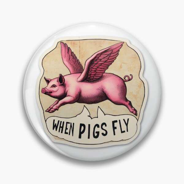 Item preview, When Pigs Fly designed and sold by robinreva.