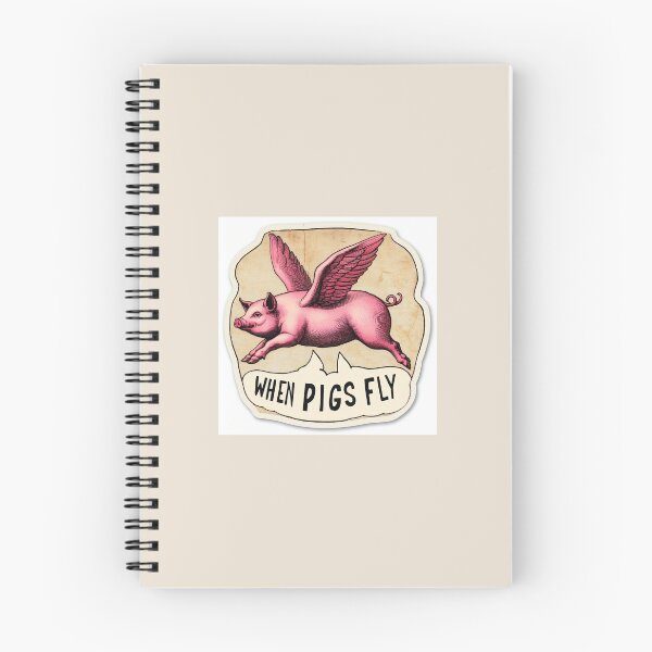 Item preview, When Pigs Fly designed and sold by robinreva.