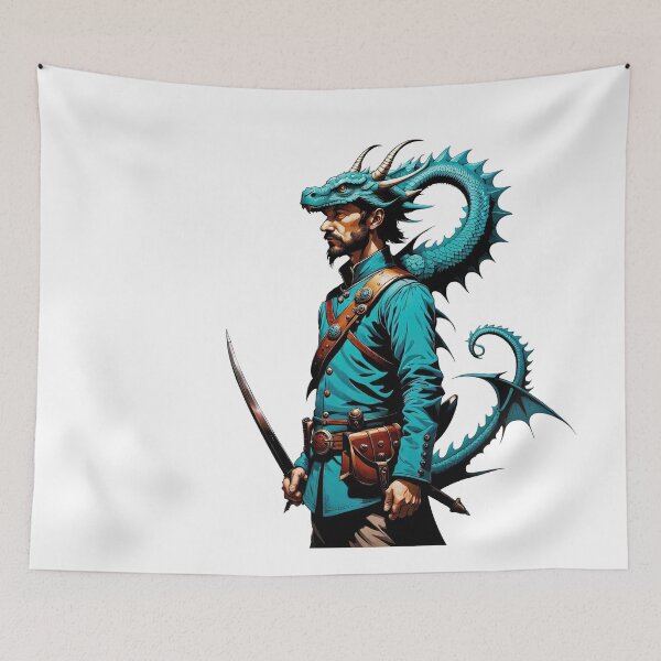 Item preview, Turquoise Rebel, Warrior dragon designed and sold by filusattila.