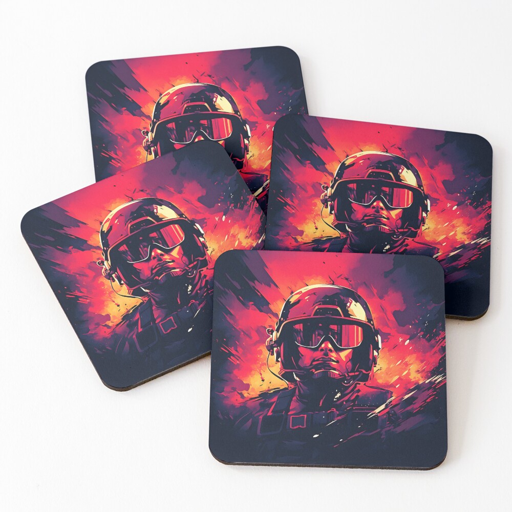 Item preview, Coasters (Set of 4) designed and sold by Edge-Ink.
