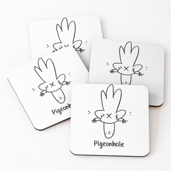 Item preview, Cute Funny Pigeonhole designed and sold by mysmolthing.