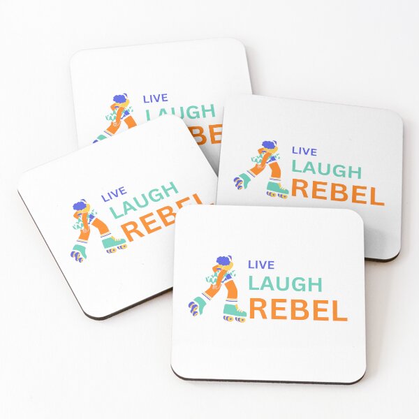 Item preview, Live laugh rebel funny quotes weird quotes designed and sold by Coolparrotgirl.