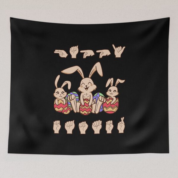 Item preview, ASL Happy Easter VI - Cute Easter designed and sold by Lemon Pepper.