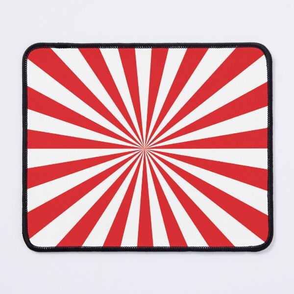 Item preview, Red and white sun ray pattern              designed and sold by LinDraws.