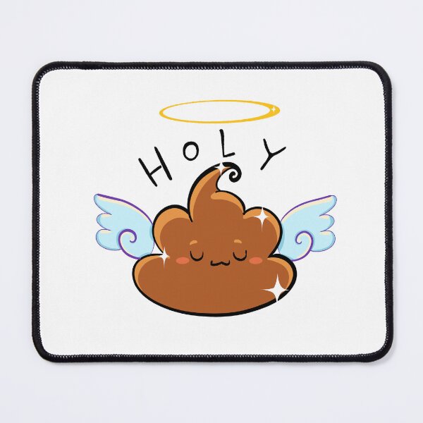 Item preview, Funny Holy Poop Cute Holy Shit, Poop Emoji designed and sold by Whimsy Lines.