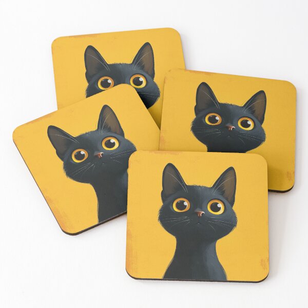 Item preview, Elegant black kitten with penetrating gaze designed and sold by iparhaizeaphoto.