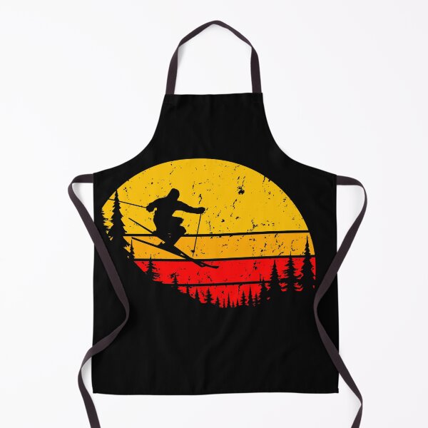 Item preview, Ski , Skier,  mountains , retro sunset designed and sold by dmtdc.