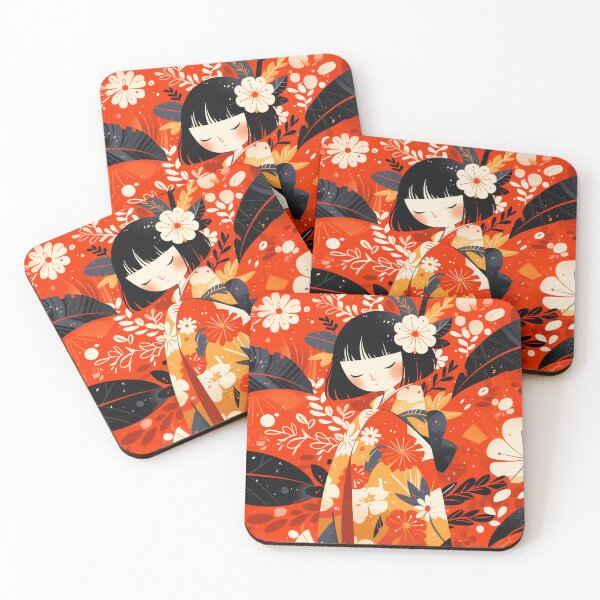 Item preview, Ichika Japanese Kokeshi Doll - Perfect For Gifts designed and sold by KatanaCreative.
