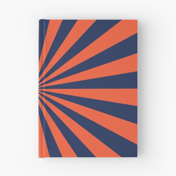 Item preview, Orange and Blue sun ray pattern      designed and sold by LinDraws.