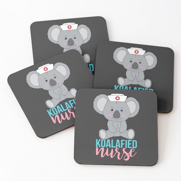Item preview, Koalified Nurse Funny Koala Nurse Quote designed and sold by HotHibiscus.