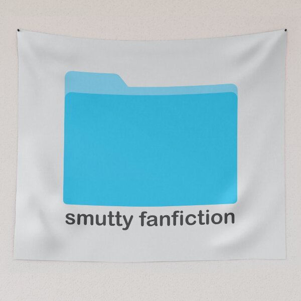 Item preview, Smutty Fanfiction Blue Folder designed and sold by FandomPlanet.