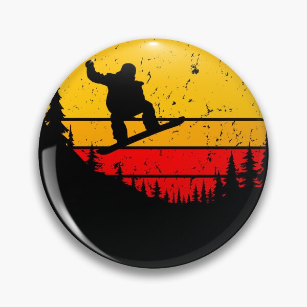 Item preview, Snowboard, snowboarder, mountains , retro sunset designed and sold by dmtdc.