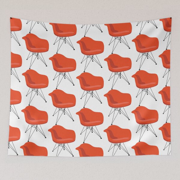 Item preview, Mid Century Modern Orange Chair designed and sold by jenbucheli.