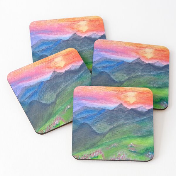 Item preview, "Coucher de soleil en altitude" (= sunset at altitude) designed and sold by Isa-Isarielle.