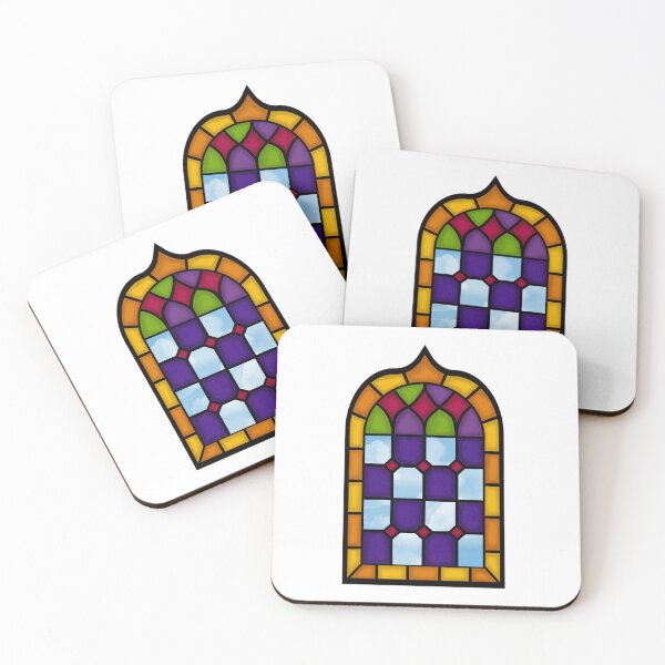 Item preview, Stained Glass Window designed and sold by honeybeepaper.