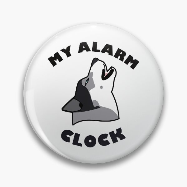 Item preview, HUSKY. ALARM CLOCK designed and sold by Drew-Drew.