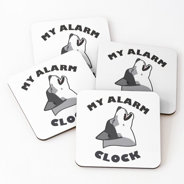 Item preview, HUSKY. ALARM CLOCK designed and sold by Drew-Drew.