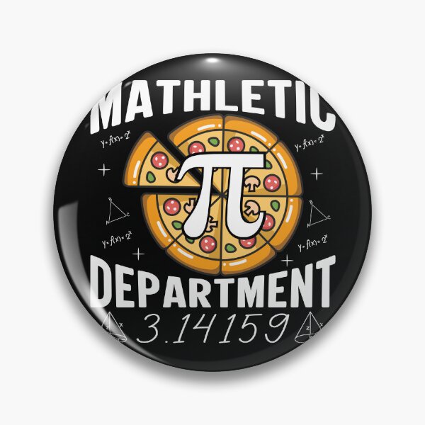 Item preview, Mathletic Department, Vibrant math teacher design incorporating the pi symbol alongside a delightful food symbol designed and sold by ArtByKatti.