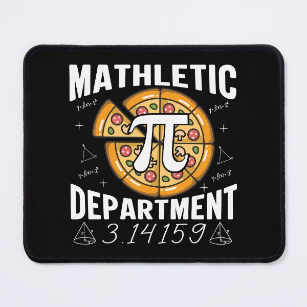 Item preview, Mathletic Department, Vibrant math teacher design incorporating the pi symbol alongside a delightful food symbol designed and sold by ArtByKatti.
