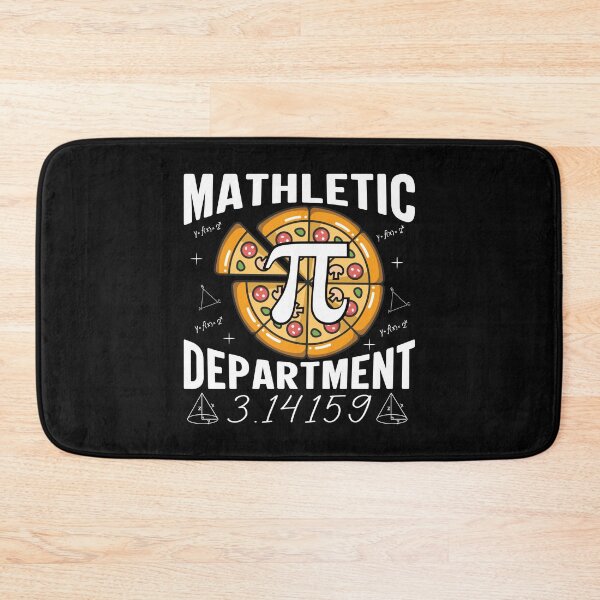 Item preview, Mathletic Department, Vibrant math teacher design incorporating the pi symbol alongside a delightful food symbol designed and sold by ArtByKatti.