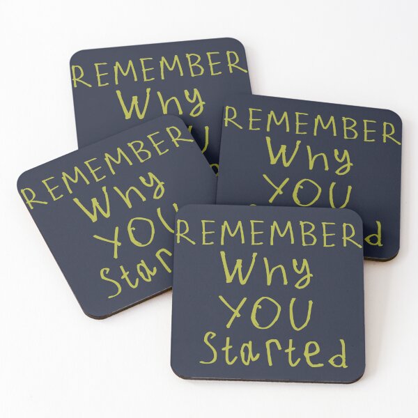 Item preview, Remember Why You Started designed and sold by kinpirks.