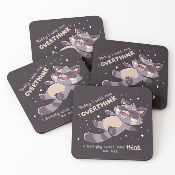 Item preview, No Thoughts Raccoon designed and sold by TechraNova.