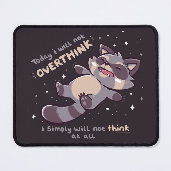 Item preview, No Thoughts Raccoon designed and sold by TechraNova.