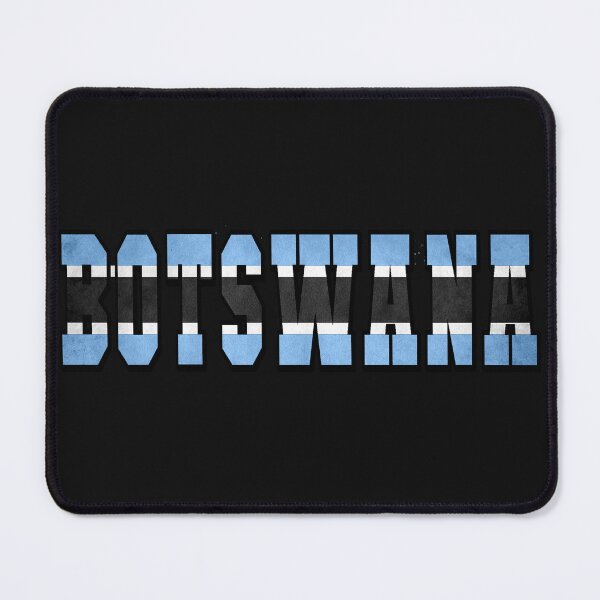 Item preview, Botswana Country Flag Typography designed and sold by TravelWish.