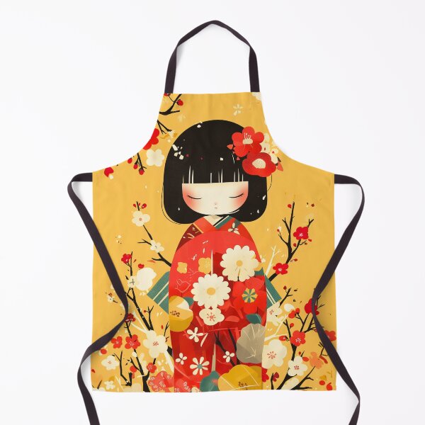 Item preview, Noa Japanese Kokeshi Doll - Perfect For Gifts designed and sold by KatanaCreative.