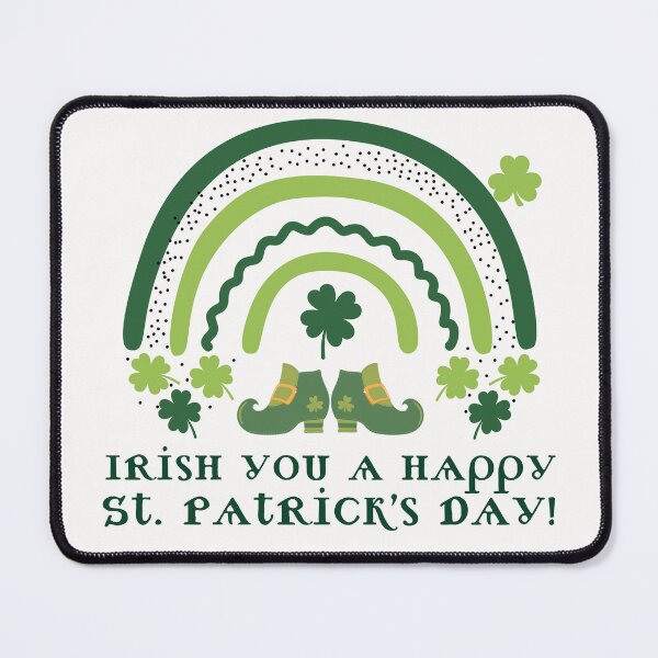Item preview, Happy St. Patrick's Day Green Rainbow designed and sold by soapblossom.