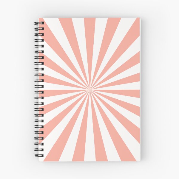 Item preview, Light Peach sun ray pattern   designed and sold by LinDraws.