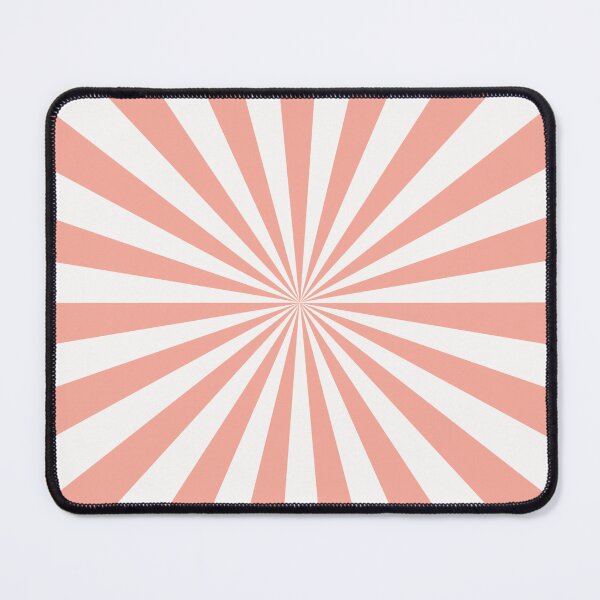 Item preview, Light Peach sun ray pattern designed and sold by LinDraws.