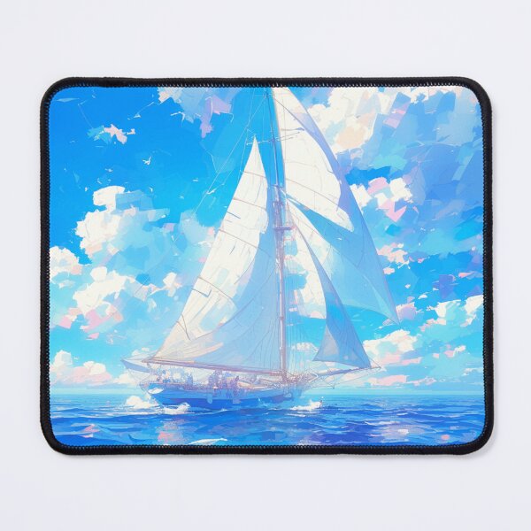 Item preview, Blue Sailboat 5 designed and sold by Dawn van Doorn.