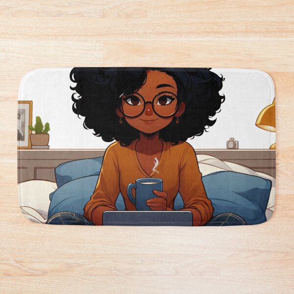 Item preview, Girl writing on her computer designed and sold by manbaito.