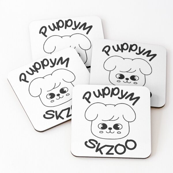 Item preview, Stray Kids - Skzoo PuppyM Head w/ Name [BLACK OUTLINE] designed and sold by itsaiaaa.