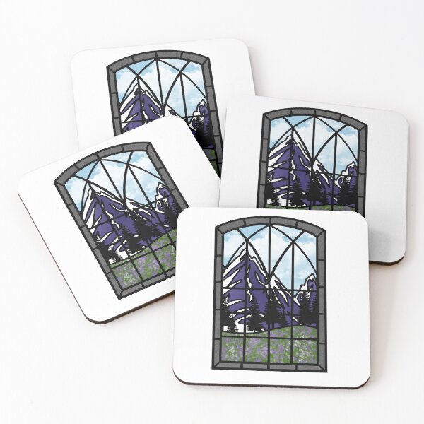 Item preview, Mountain Window designed and sold by honeybeepaper.