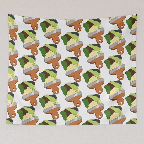 Item preview, Camo Paintbrush designed and sold by HarveyHandcraftsandDesigns.