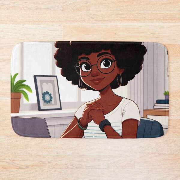 Item preview, Girl writing on her computer #2 designed and sold by manbaito.