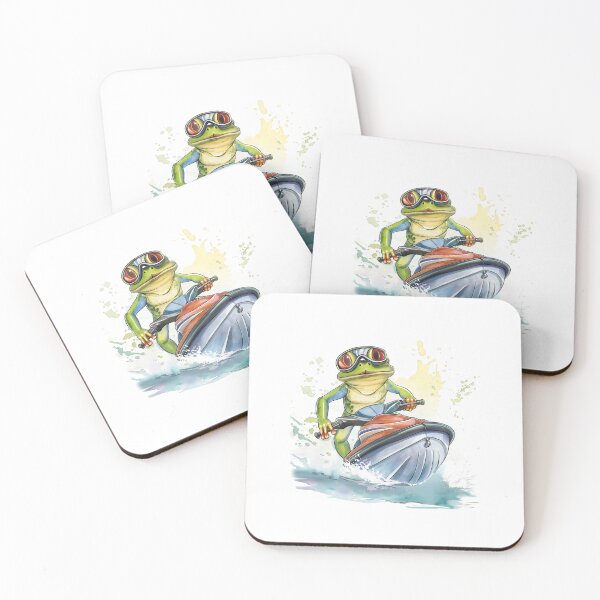 Item preview, Funny Frog on a water scooter designed and sold by Chugai.