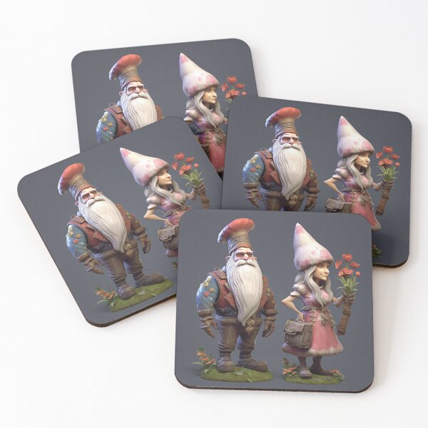 Item preview, Garden Gnome Couple designed and sold by PyramidSchmear.